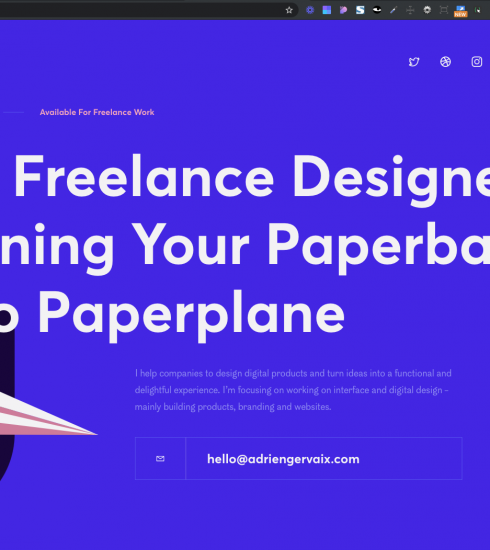 Adrien Gervaix – UI – UX Designer – France